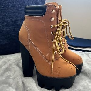Faux Timberland Booties
